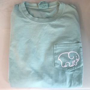 teal ivory ella long sleeve shirt